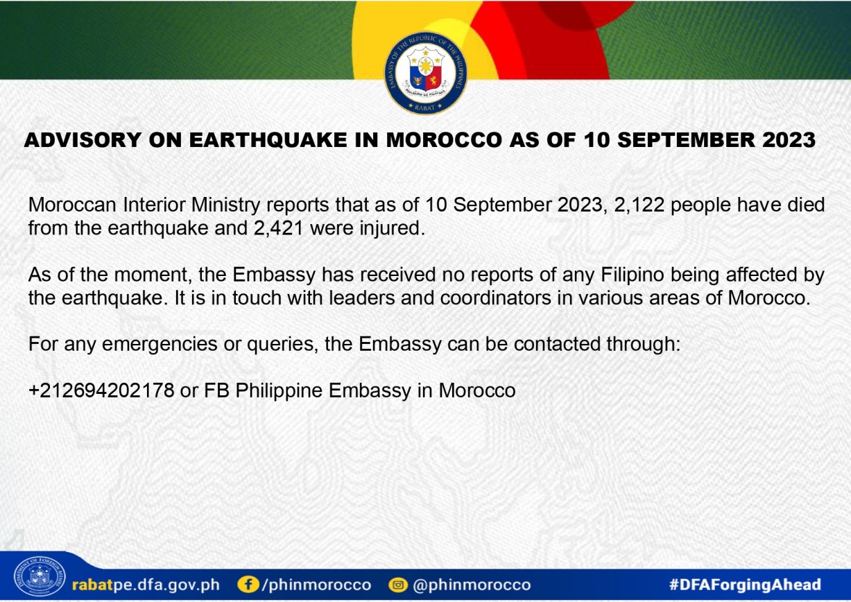 EARTHQUAKE 11SEP23