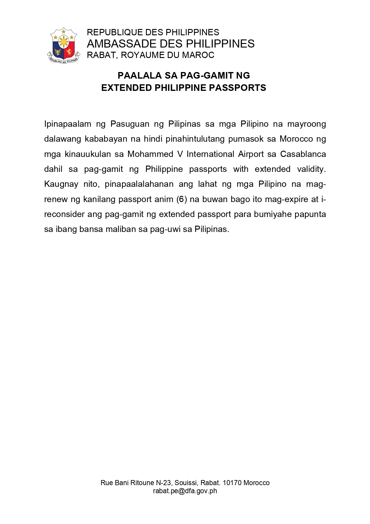 Extended PH Passport Fil